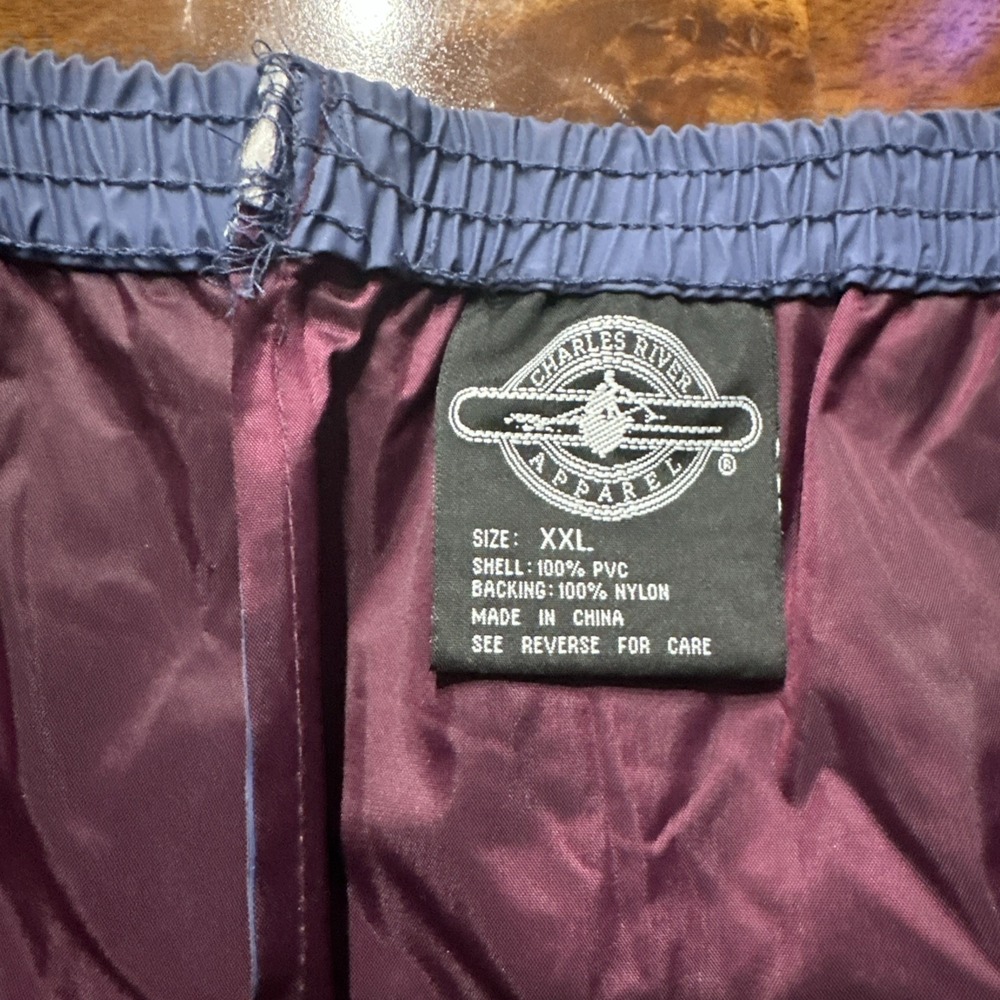 Charles River Apparel Mens Size X-Large Nylon The Pacer Pants Water Proof - Picture 5 of 9